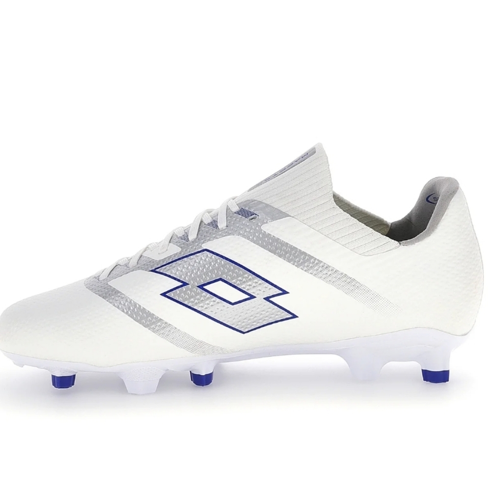 Lotto MAESTRO 300 FG FOOTBALL BOOTS WHITE221343-1GN Size 8.5